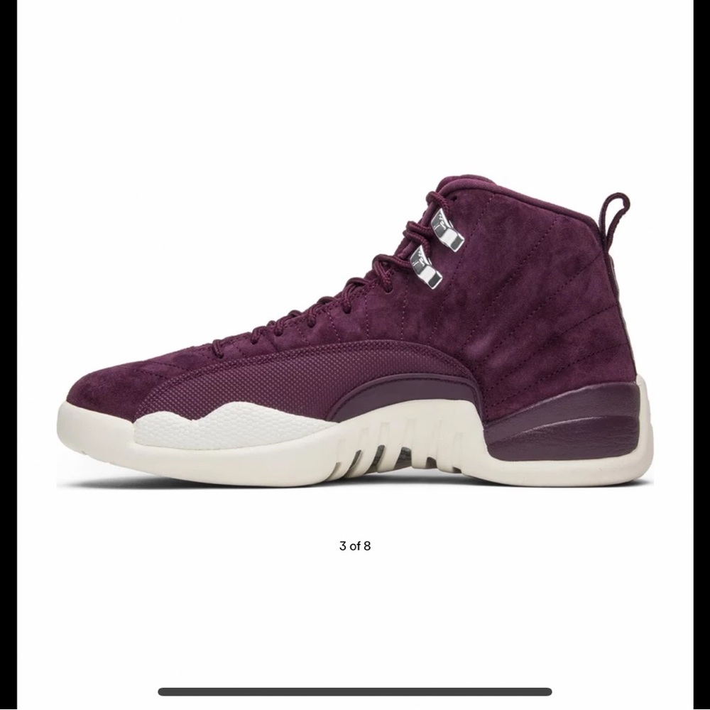 Brand new Jordan Retro 12. Maroon never worn, brand new in the box size 11.